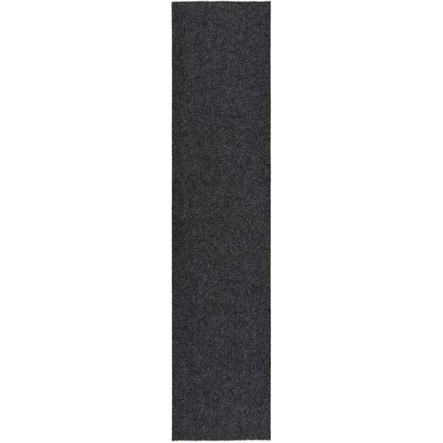 vidaXL Droogloopmat 100x450 cm antracietkleurig Anthraciet