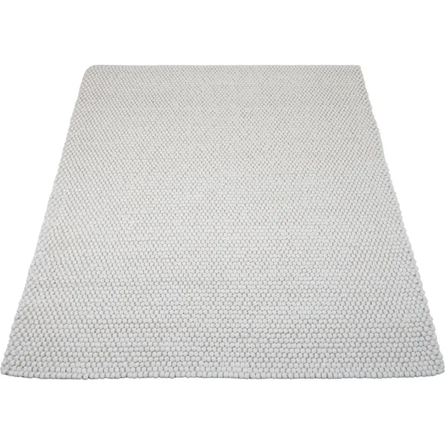 Veer Carpets Vloerkleed Pool Wit - Wol Hoogpolig Vloerkleed – Japandi / Modern Design