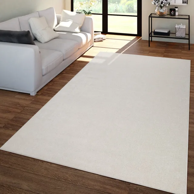 TT Home Woonkamertapijt Kurflor effen design modern en tijdloos beige 240 x 340 cm Rond