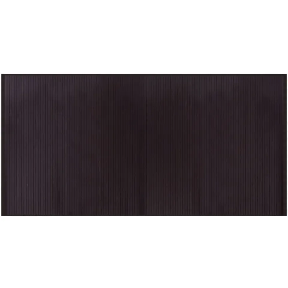 vidaXL Vloerkleed rechthoekig 100x200 cm bamboe donkerbruin bruin, foto 3