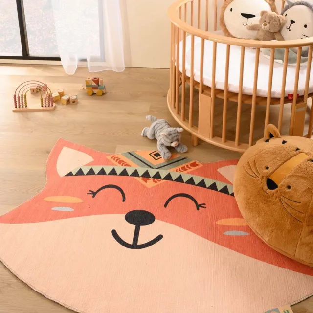 Tapeso Kindervloerkeed vos - Smile terra 90x150