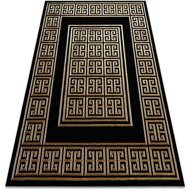 RUGSX Kleden Rugsx Tapijt ALLURE 1968 Grčki ključ, okvir - 240x330 cm Zwart