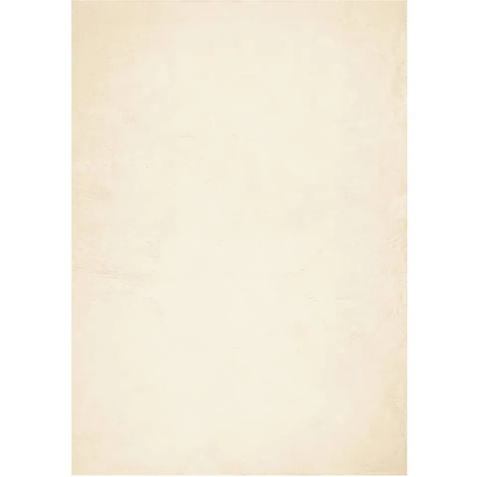vidaXL Vloerkleed HUARTE laagpolig zacht wasbaar 160x230 cm crème