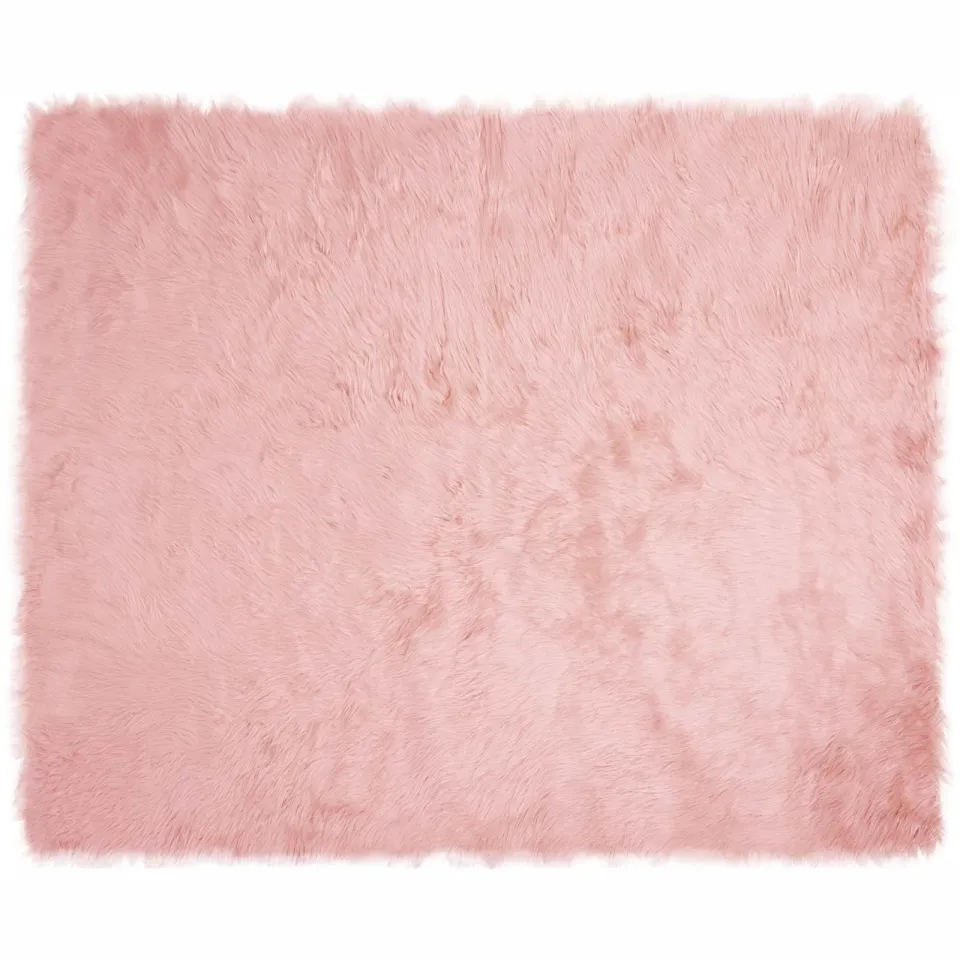 vidaXL Tapijt van imitatie TAFALLA Roze 200 x 280 cm Polyester