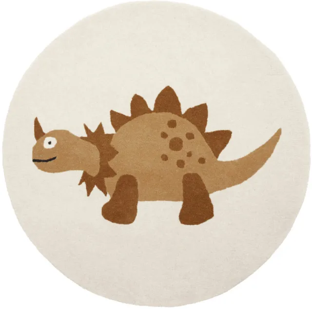 OYOY Mini Dino vloerkleed bruin