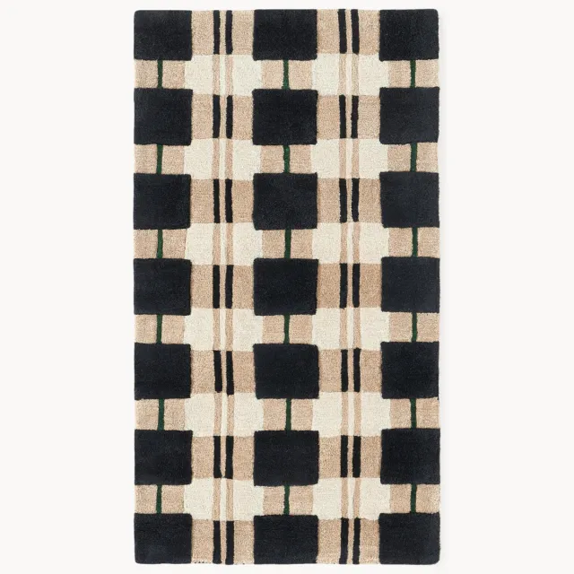 Westwing Collection Handgetuft wollen vloerkleed Kimi Kleurrijk