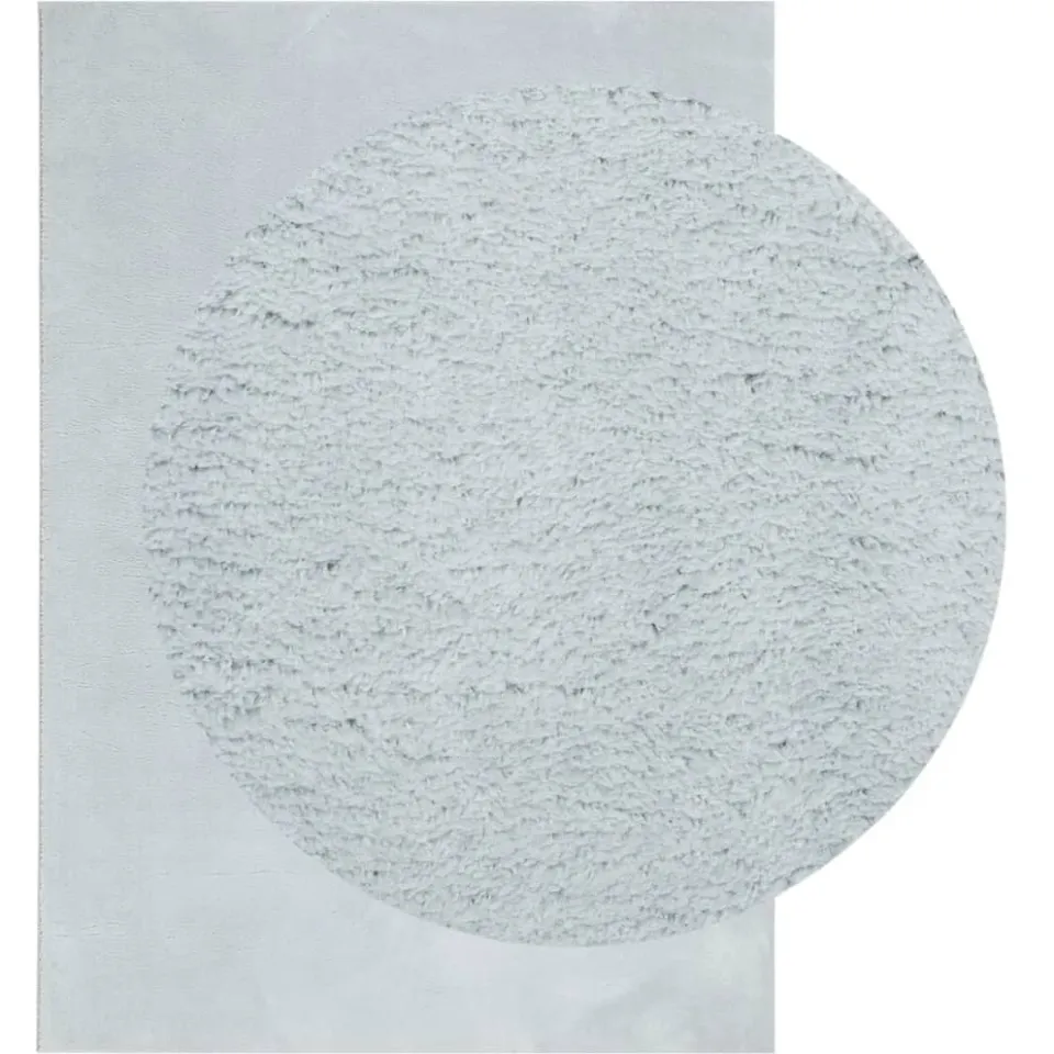 vidaXL Vloerkleed HUARTE laagpolig zacht wasbaar 160x230 cm blauw, foto 2