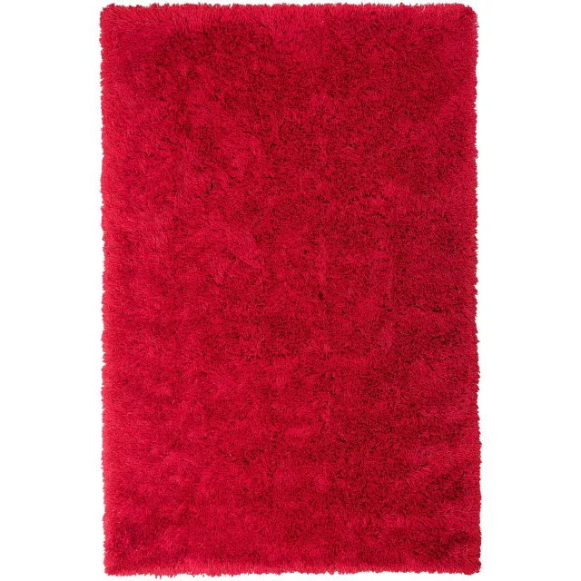 Beliani CIDE - Shaggy vloerkleed - Rood - Polyester