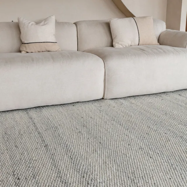 Eva Interior Wollen Vloerkleed Novara Beige/Grijs Eva Interior - 200 x 290 cm - (L)
