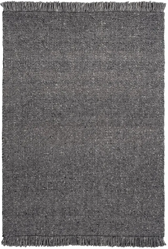 Dutch XXL Wollen Vloerkleed | Tapijt | Pixy | Pebble | Antraciet | 80x150 cm
