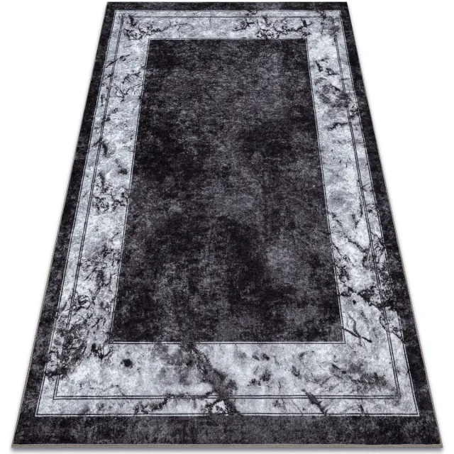 RUGSX Kleden Rugsx MIRO 51813.805 tapijt wasbaar Kader, marmer antisl 140x190 cm Beige