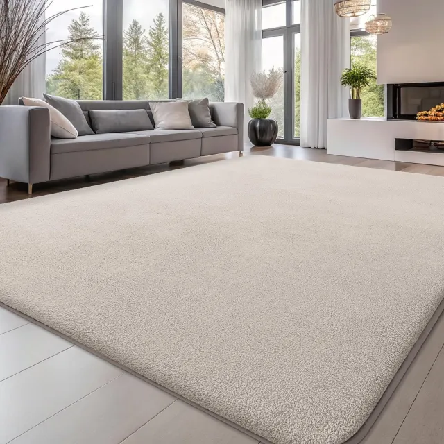 Duraxl Vloerkleed - Laagpolig - Beige - 160 x 220 cm