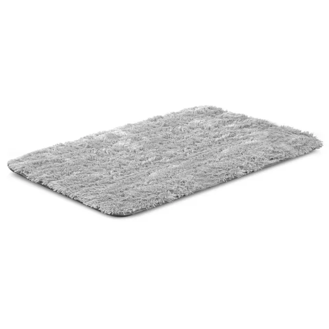 gebrek Hondenbedmat 120x80 cm shaggy lichtgrijs antislip