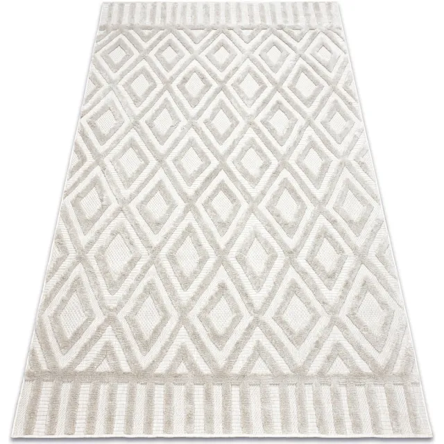 RUGSX Kleden Rugsx Tapijt SANTO SISAL 58377 diamanten, geometrisch, z 140x190 cm Beige