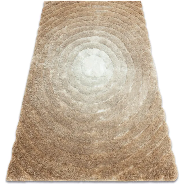 RUGSX Kleden Rugsx Tapijt shaggy FLIM 008-B1 modern, Wielen s 120x160 cm Beige