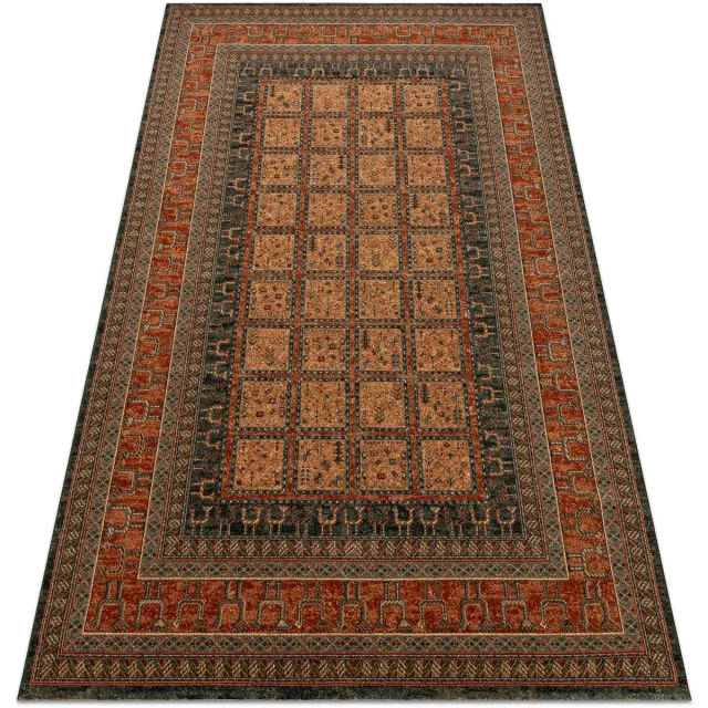 RUGSX Kleden Rugsx Wollen tapijt KASHQAI 4349 500 oosters, kader 160x240 cm Bordeau