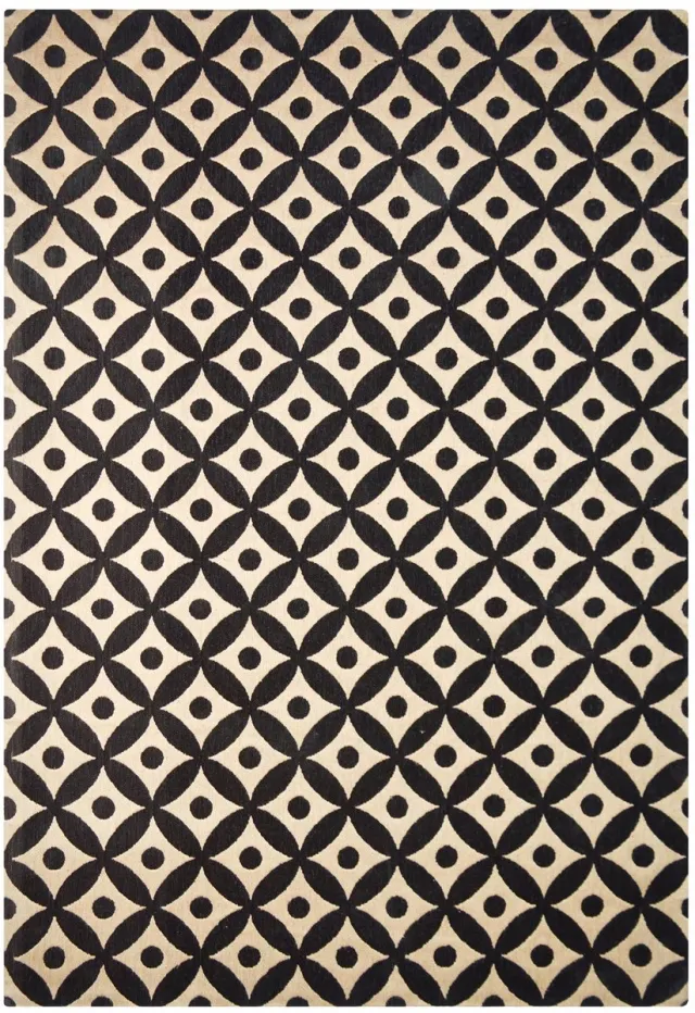Padiro design laagpolig vloerkleed 200 x 290 cm - donkergrijs - modern geometrisch patroon - voor vloerverwarming - van jute, polyester en katoen
