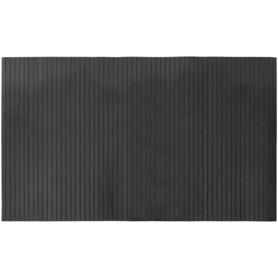 vidaXL Vloerkleed rechthoekig 60x100 cm bamboe grijs, foto 4
