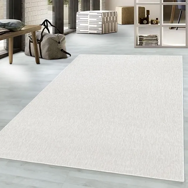 TapisTrend Designer tapijt Room 140x200 cm Kortpolig woonkamerkleed, 4 mm hoog, gemarmerd kantoorkleed, crèmekleurig