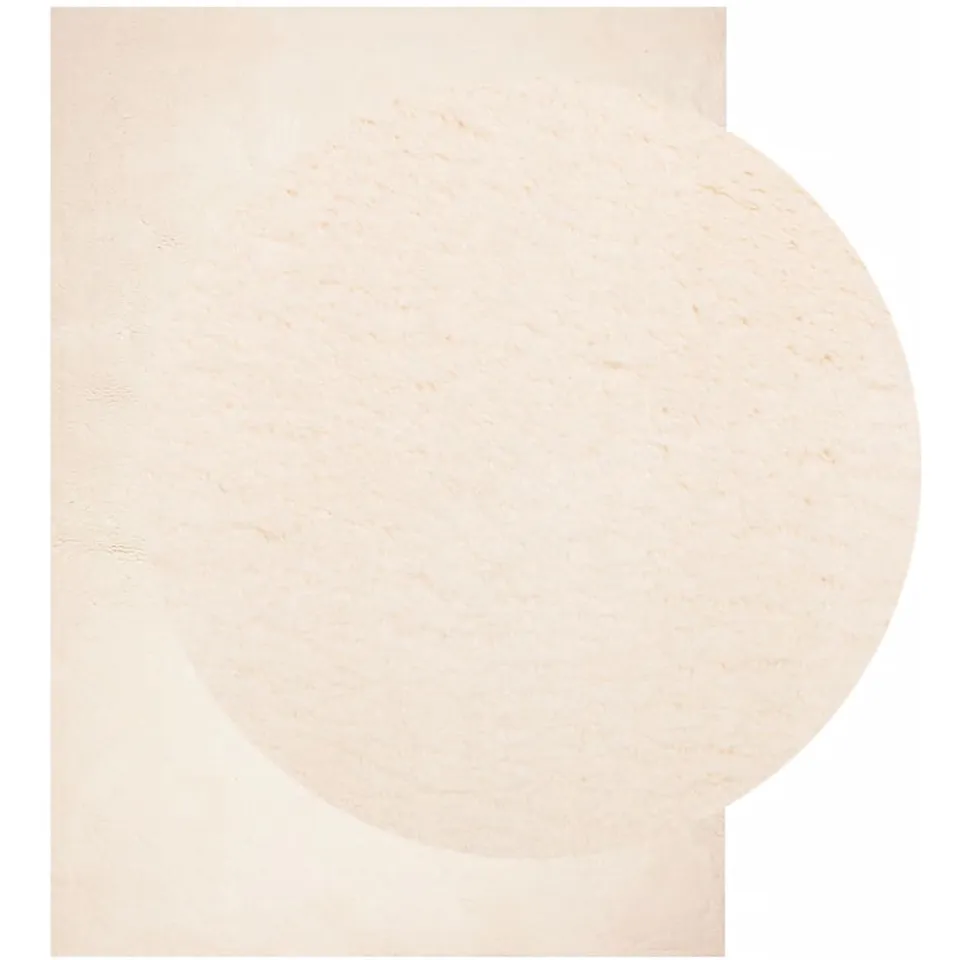 vidaXL Vloerkleed HUARTE laagpolig zacht wasbaar 200x280 cm beige, foto 3