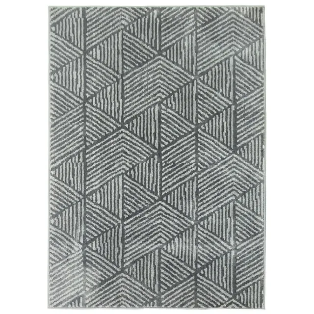 Clruro Teppich - 150x80 cm - Modern Stijl - Wasbaar - Flächenteppich - Donkergrijs