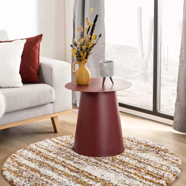 Boho&me Rond berber vloerkleed - Artisan Essa wit/multi 120
