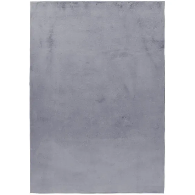 Dutch XXL Wasbaar Vloerkleed | Tapijt | Pouffy | Uni | Grijs | 140x200 cm
