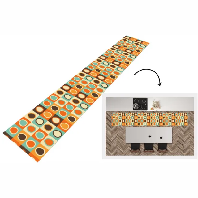 KitchenYeah Keukenloper - Keukenmat vinyl Retro - Patronen - Ei - Keukenmatten loper - Keuken vloerkleed tapijt, foto 6