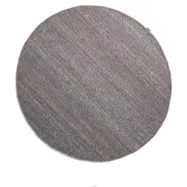 Nordic Weavers Rond wollen vloerkleed - Lett grijs 250