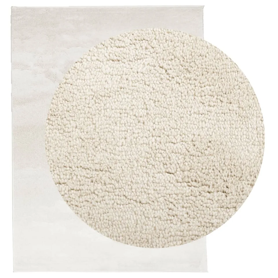 vidaXL Vloerkleed OVIEDO laagpolig 240x340 cm beige