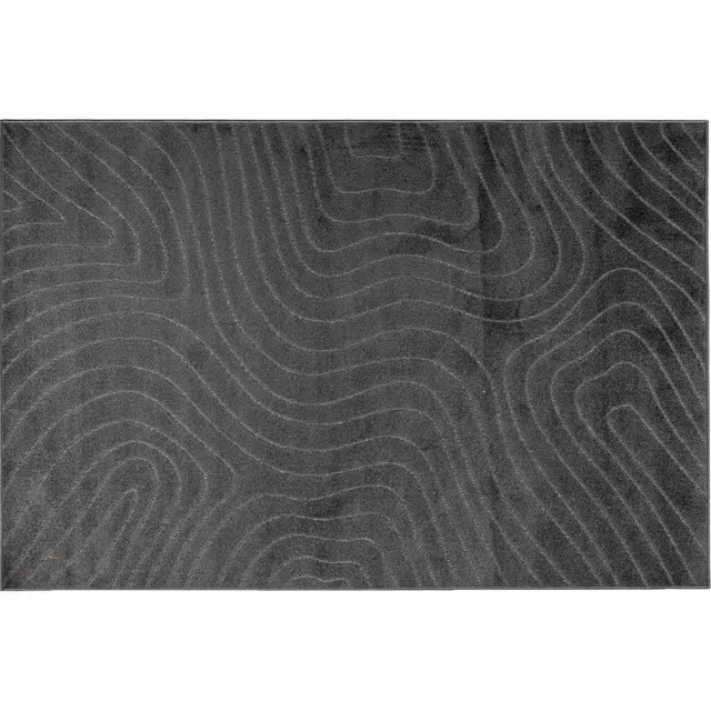 vidaXL Binnen- - en - buitenkleed - PALMERAS - Antraciet - 200 - x - 280 - cm