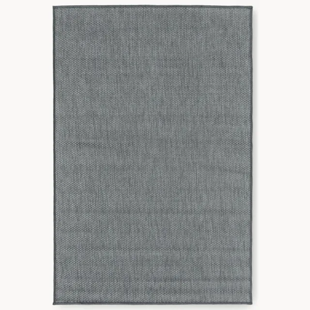 Westwing Collection Dubbelzijdig in- & outdoor vloerkleed Whitby Grijs