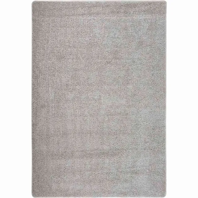 vidaXL Vloerkleed shaggy anti-slip 120x170 cm lichtgrijs grijs