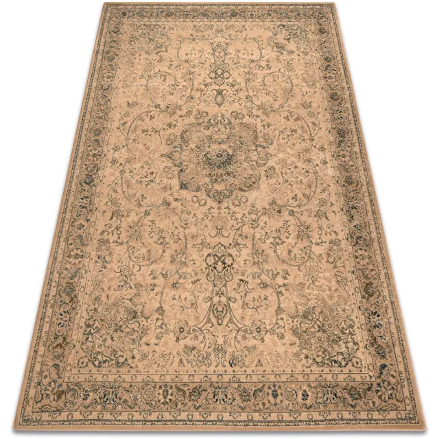 RUGSX Kleden Rugsx Tapijt POLONIA KORDOBA25 Rozet, frame antiekbeige 200x300 cm
