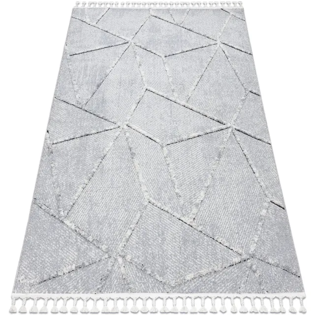 RUGSX Kleden Rugsx Tapijt SEVILLA Z791C mozaika grijs / wit 140x190 cm