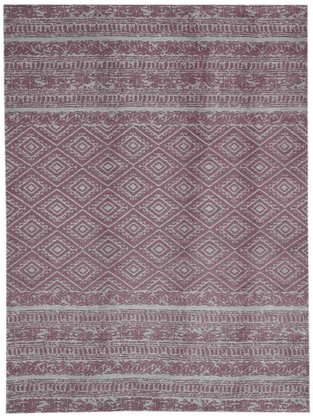 Dutch XXL Buitenkleed | Sunny | Ruiten | Roze | 80x150 cm | Buitentapijt | Tuintapijt
