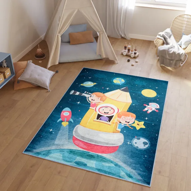 Tapiso Emma Vloerkleed Kinderkamer Jeugdkamer Roze Meisje Tapijt