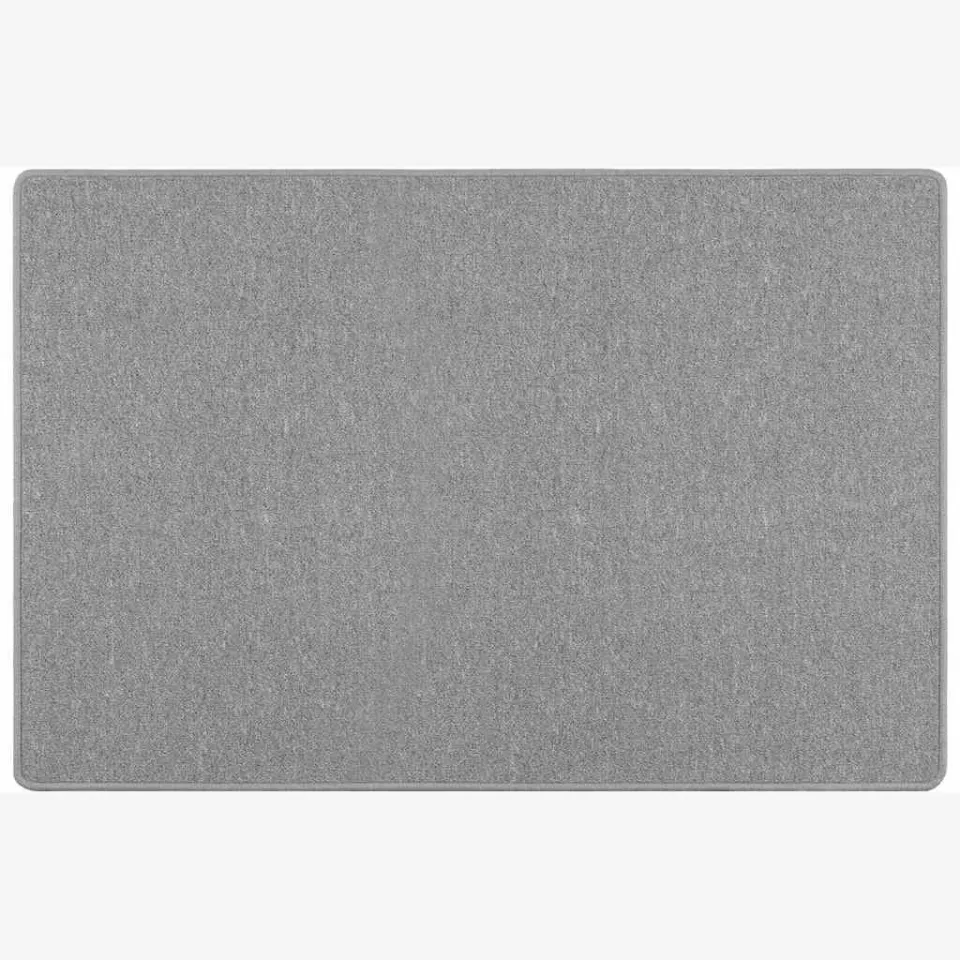 vidaXL Tapijt Loper Lichtgrijs 100 x 150 cm 100% Polypropyleen
