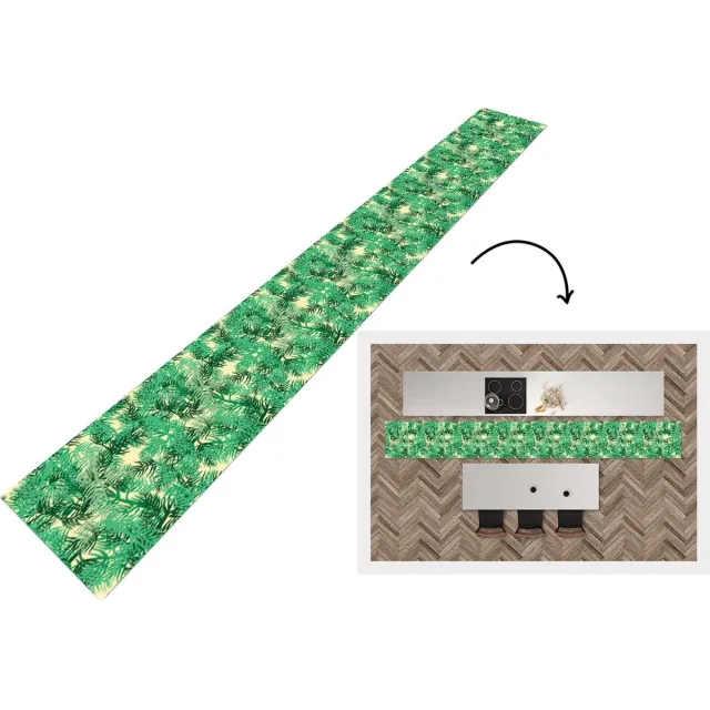 KitchenYeah Keukenloper - Keukenmat - Jungle - Patronen - Camouflage - Keuken vloerkleed multicolor, foto 3