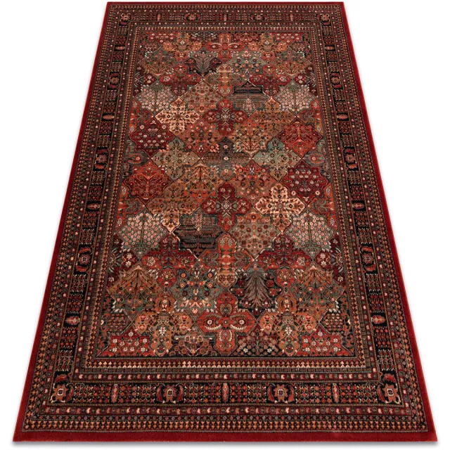 RUGSX Kleden Rugsx Wollen tapijt KASHQAI 4309 300 oosters, kader 200x300 cm Bordeau