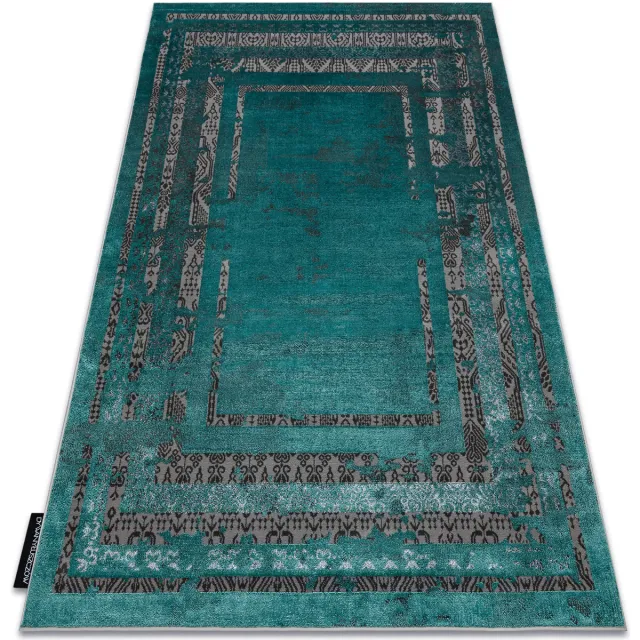 RUGSX Kleden Rugsx Modern DELUXE tapijt 1516 Kader vintage Groen