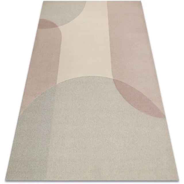RUGSX Kleden Rugsx FLUX 461.7.AE200 wollen tapijt OSTA - Geometrisch, 120x170 cm Beige