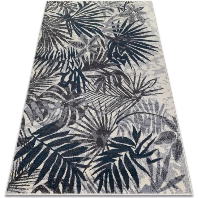 RUGSX Kleden Rugsx Tapijt HEOS 78561 crème / blauw JUNGLE 160x220 cm Beige