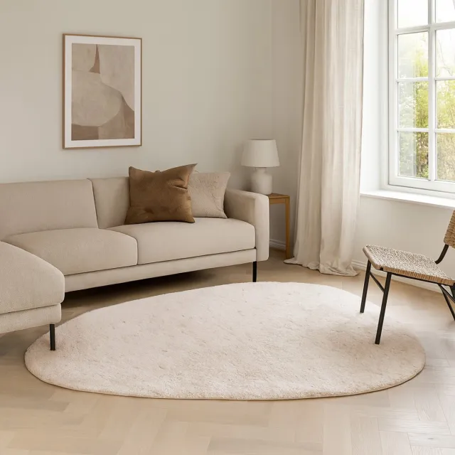 Milton & Oldbrook Vloerkleed 160 x 230 cm Neringa Wit