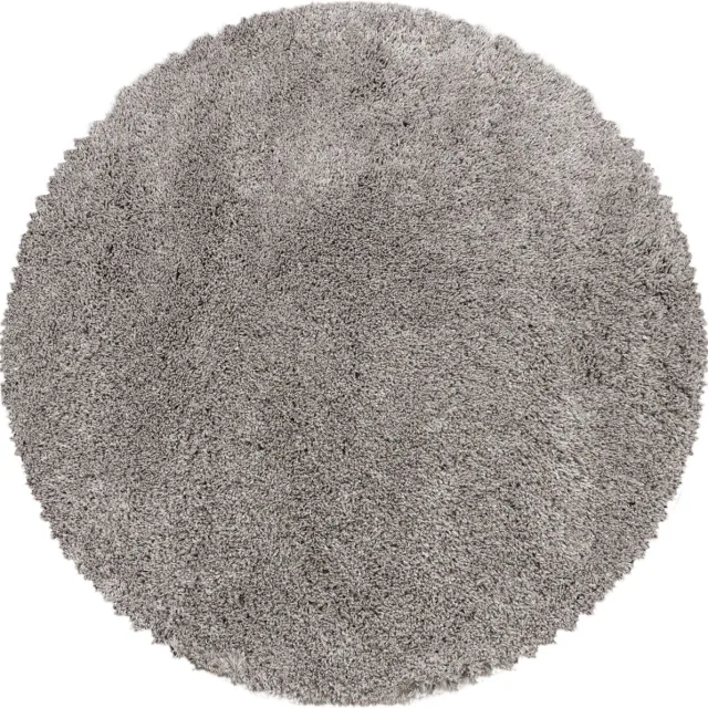 Muratap Pearl Soft Rond Shaggy Hoogpolig Vloerkleed Beige