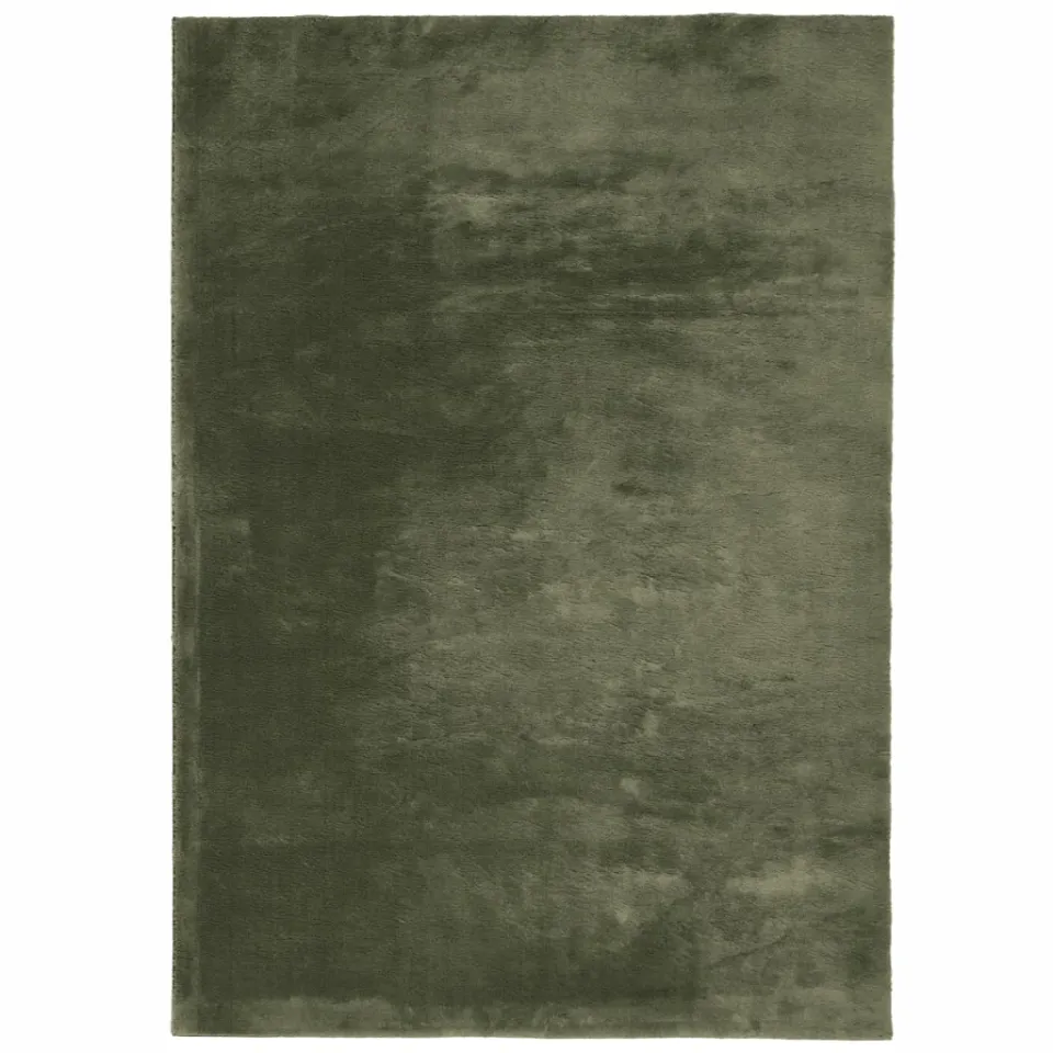 vidaXL Rug HUARTE Green 200 x 280 cm 100% Polyester Plat, foto 3