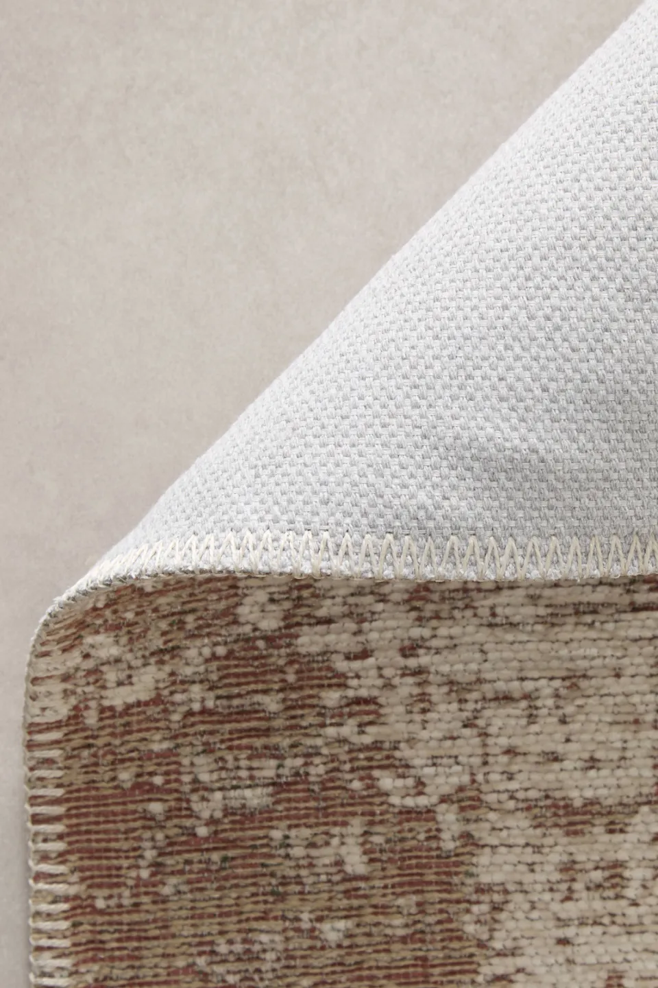 NOUS Living Thais vintage vloerkleed crème brique, foto 3