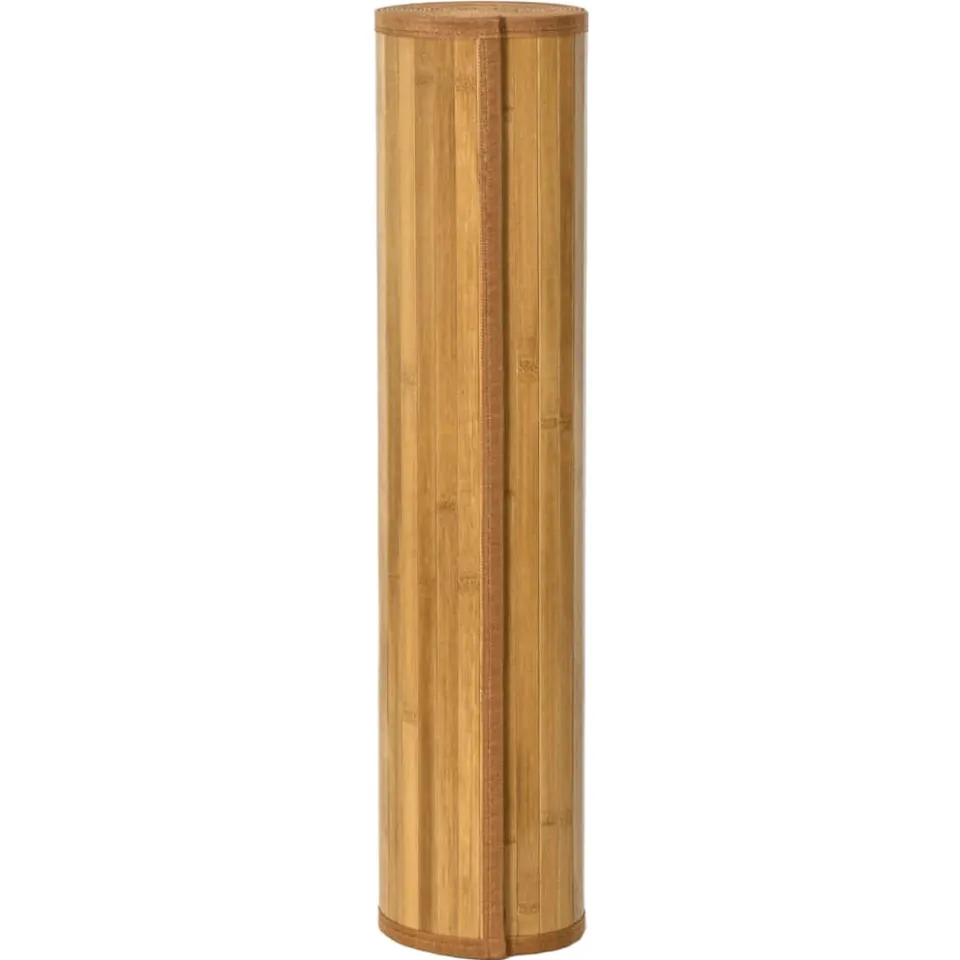 vidaXL Vloerkleed rechthoekig 60x200 cm bamboe naturel Bruin