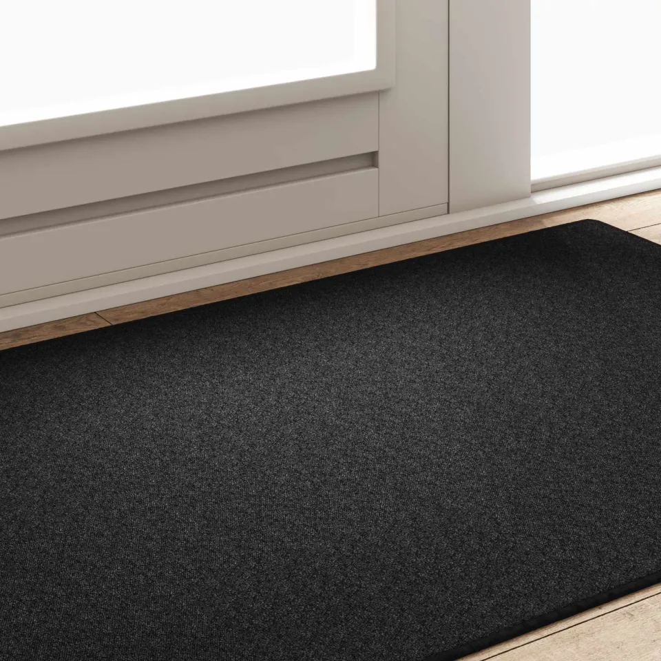 vidaXL Tapijt Loper Antraciet 100 x 150 cm 100% Polypropyleen, foto 4
