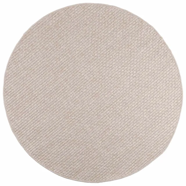 vidaXL Vloerkleden - Rond - FARO - Crème - Ø - 200 - CM - Polyester